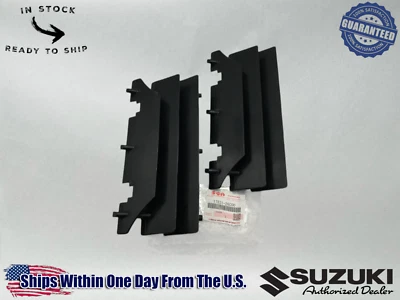 2 protectores de cubierta de radiador negros Suzuki RM125/250 RMX250 RM RMX 125 250 17831-26C00 Foto 1 de 4