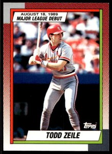 1990 Topps Major League Debut 1989 150 Todd Zeile Cardinals  Baseball Card