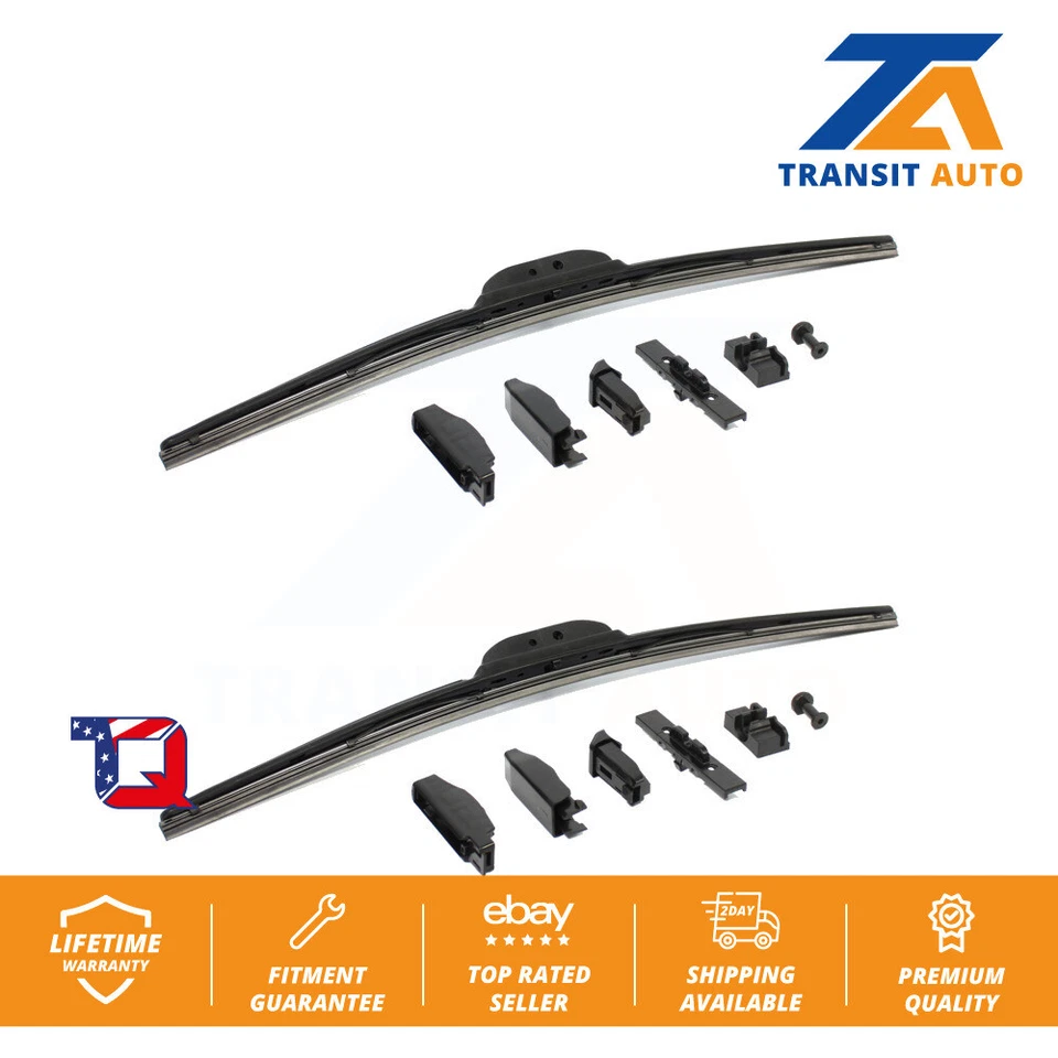 Front 20" + All-Season Wiper Blade Pair For Ford F-150 Dodge F-250 Super Ram - Image 1 of 1