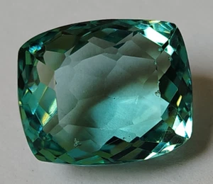 AAA+ Acquamarina 23,55 Ct. Pietra preziosa sciolta taglio cuscino per anello e ciondolo regalo - Foto 1 di 7