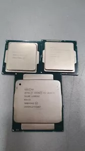 Lot of 3 Intel Xeon E5-1620V3 E3-1226V3 E3-1220V5 Used Working - Picture 1 of 8