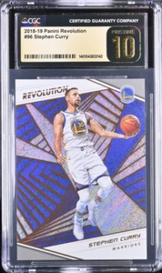 2018-19 Revolution #96 Stephen Curry card CGC 10 Pristine Gold Label - Picture 1 of 2