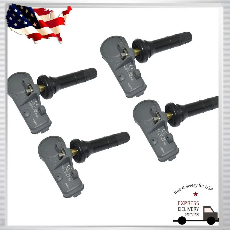 4x Tire Pressure Monitoring Sensor DV6T-1A180-AA For Ford Explorer F150 Escape - Imagem 1 de 4