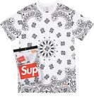 Supreme X Hanes 'Bandana Tee' 2 Pack Size: Xxl New With Tags