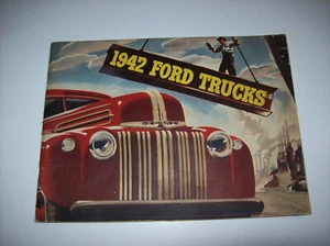 Brochure vendita camion Ford 1942, stampa originale d'epoca, (X) - Foto 1 di 13