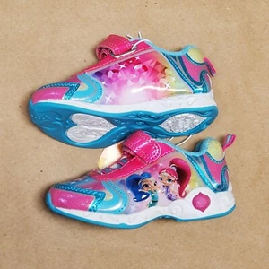 Shimmer & Shine Light-Up Sneaker Size 6 Blue/Pink - Picture 1 of 10