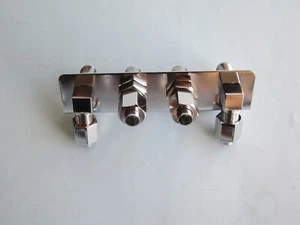 Lowrider Hydraulics #8 a #8 jic mamparo str & elbows & tuerca-manga y kit de panel - Imagen 1 de 5