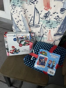Super Mario Full Sheet Set Big Blanket - Picture 1 of 6