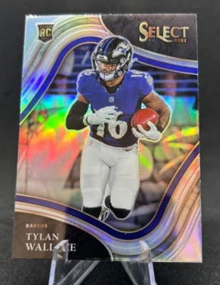 Tylan Wallace 2021 Panini Select Field Level Silver Prizm Rookie RC #378 Ravens - Image 1 of 2