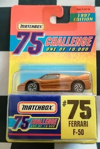 1997 Matchbox 75 Challenge Ferrari F-50 #75 One Of 10.000 - Bild 1 von 9