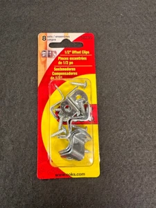 1/2 Zoll Offset Metallclips 8 Stck. - Bild 1 von 1