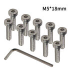 10PCS For GOPRO Screws M5*18 Stainless Steel 304 Material