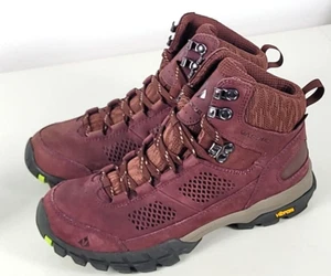 NWOB - Vasque Womens TALUS AT ULTRADRY W/P Leather Hiking Boots Burgundy Sz 8M - Picture 1 of 7