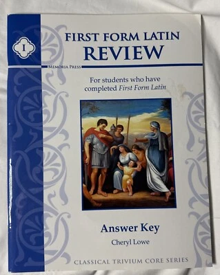 First Form Latin Review Answer Key Memoria Press Cheryl Lowe Homeschool - Image 1 of 2