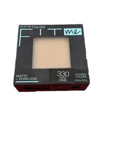 MAYBELLINE NY FiT Me Powder Matte + Poreless # 330 Toffee Caramel New - Picture 1 of 5