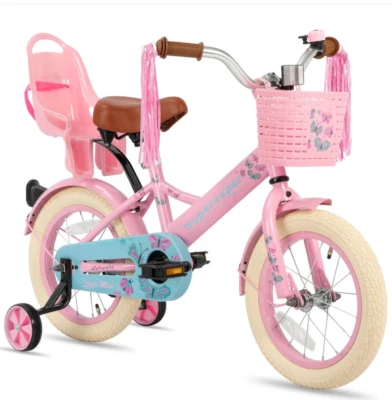 JOYSTAR Girls Bike 12 Inch Girls Doll Seat Streamers best gift - Image 1 of 4