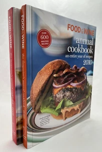 Lot of 2 FOOD & WINE ANNUAL COOKBOOKS 2010 and 2009 - Cookery Favorite Recipes - Imagen 1 de 13