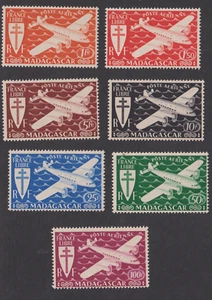 MADAGASGAR 1943 Airmail - Aircraft Set. M/Mint (p503) - Picture 1 of 1