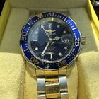 Invicta 200M Stainless Steel Divers Watch Two Tone In Box