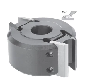 Universal Sicherheits Messerkopf Z=2+2 Aluminium Messer 60 mm Breite SK1650MK61 - Bild 1 von 1