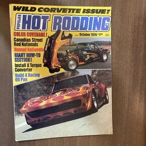 Popular Hot Rodding Magazine October 1976 DRAG RACING - Picture 1 of 2