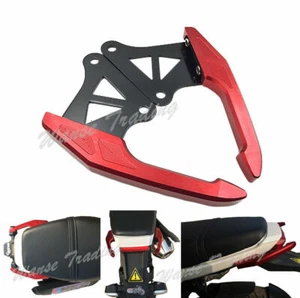 Rear Seat Passenger Grab Rail Bars Handle Red Fit 2014-2015 HONDA Grom MSX 125 - Picture 1 of 6