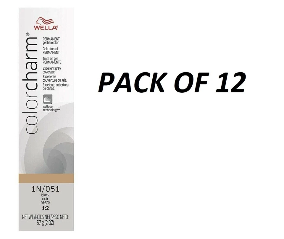 Wella Color Charm Permanent Black Liquid Hair #051