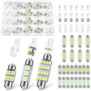 42X Luces Led Para Interior de Carro Coche Luz Del Maletero Placa Bombilla Led - Picture 1 of 6