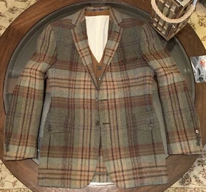 Ralph Lauren Sport Mantel Jacke Gr. 40 Custom Fit Wolle & Alpaka Made In Italy - Bild 1 von 10