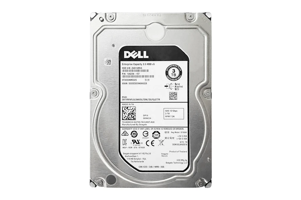 Hard Drive Dell Compellent 3TB 7.2K SAS 12G 3.5" 512n 128MB 85KCH-CMP - Image 1 of 1