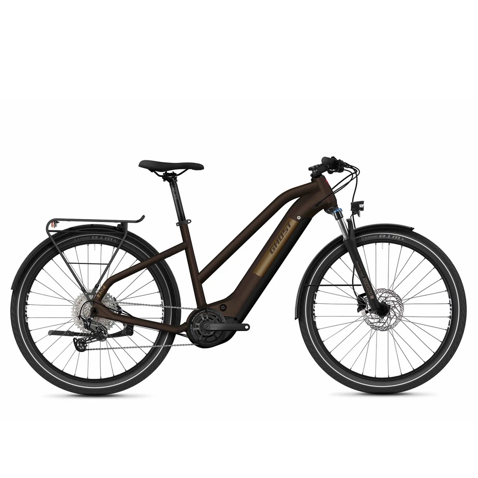 Ghost E-Square Trekking Advanced Y AL E Bike 27,5" Tourenrad Pedelec braun 51cm - Bild 1 von 1