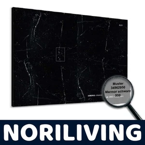 Duschrückwand Rückwand Alu Fliesenersatz Fugenlos Ihr Muster Marmor schwarz 950 - Bild 1 von 3