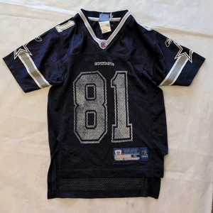 Kids Reebok On Field Dallas Cowboys Jersey Size Small (8) #81 Terrel Owens Navy - Picture 1 of 12