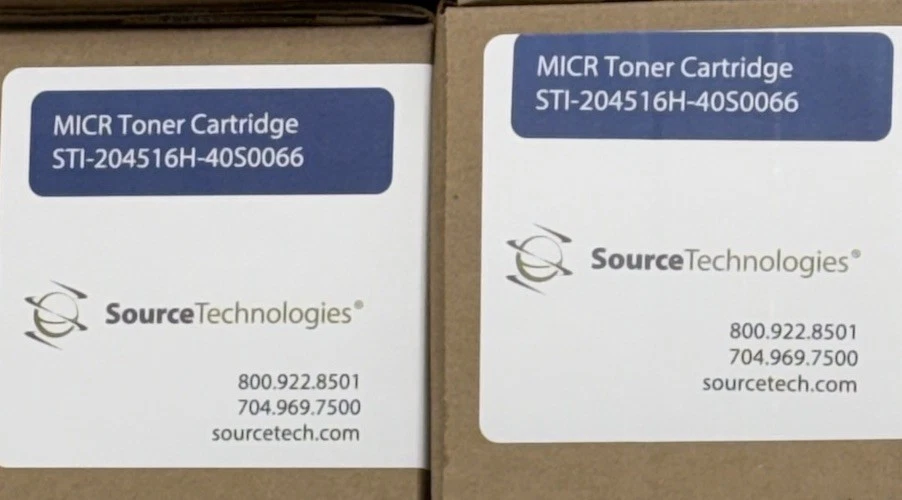 Source Technologies STI-204516H-40S0066 High Yield MICR Cartridge - Image 1 of 1