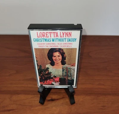 LORETTA LYNN Christmas Without Daddy CASSETTE MCA Records 1987 - Image 1 of 3