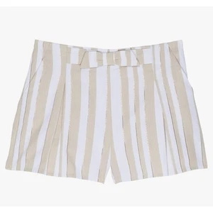 Janie and Jack Girl's Striped Shorts - Size 7 - Gold - Picture 1 of 6