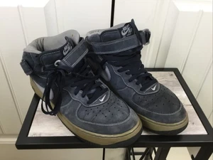 Nike Air Force 1 Mid Denim Azul Gamuza 306352-401 Raro DE COLECCIÓN 2005 Para hombres Talla 12” - Imagen 1 de 8