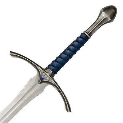 Handmade Replica L0TR Sword Damascus Steel W/ Blue Scabbard Best Xmas Gift. - Image 1 of 4
