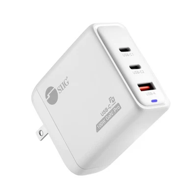 Cargador USB C 100W, Cargador de Pared Rápido GaN 3 Pro de 3 Puertos, 2 USB-C PD 3.0, 1 USB... Foto 1 de 4