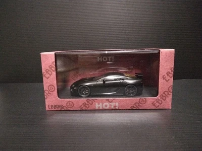 Modellino auto Ebbro 1/43 Lexus LFA F. Black Diecast nuovo da collezione - Immagine 1 di 3