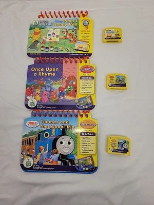 Lot of 3 Leap Frog Preschool My First Leap Pad Learning Games Thomas Pooh - Image 1 of 4