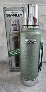 Vtg New Old Stock Aladdin Stanley Green Quart Thermos Cup A-944DH FREE US SHIP - Picture 1 of 10