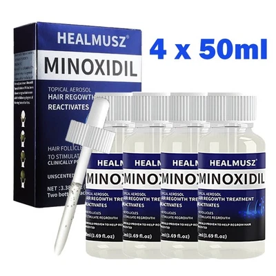 4Pack Minoxidil 5% Extra Strength Hair Regrowth Solution 4 Month Supply For Men - Image 1 of 4