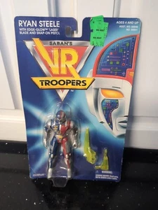 NUEVA FIGURA DE ACCIÓN NUEVA 1994 SABANS VR TROOPERS RYAN STEELE NOC KENNER GLOW BLADE - Imagen 1 de 4