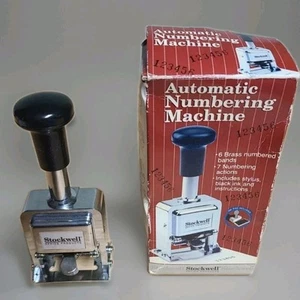 Stockwell Office Products Automatic Numbering Machine Stamp - Picture 1 of 4