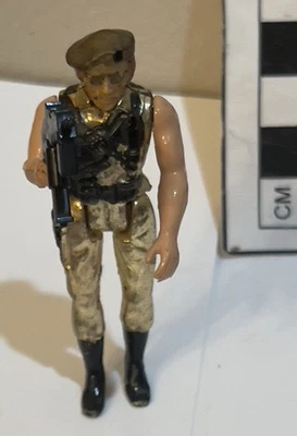 Vintage Mego Eagle Force "Zapper" die-cast Action Figure and uzi weapon - Image 1 of 4