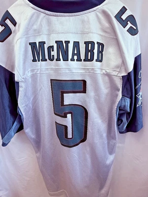 Футболка Donovan McNabb Eagles Reebok подлинная Super Bowl XXXIX размер M — очень хорошее состояние - Изображение 1 из 4