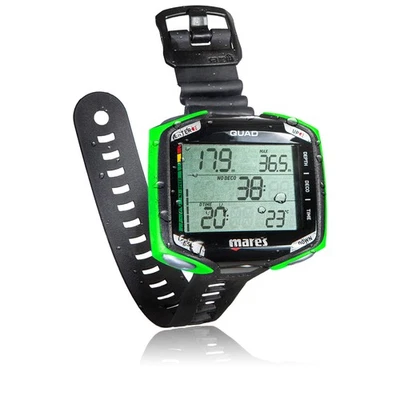 Computer subacqueo Mares Quad lime - display molto grande, edizione speciale - Immagine 1 di 4