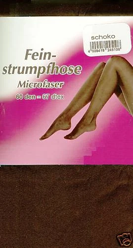 blickdichte Microfaser-Strumpfhose, 60den, schoko, 38-40 - Bild 1 von 1
