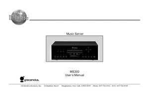 Bedienungsanleitung-Operating Instructions für McIntosh MS 300 - Picture 1 of 1